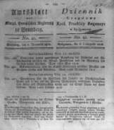 Amtsblatt der K&ouml;niglichen Preussischen Regierung zu Bromberg. 1818.11.06 No.45