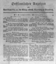 Oeffentlicher Anzeiger zum Amtsblatt No.10. der K&ouml;nigl. Preuss. Regierung zu Bromberg. 1818