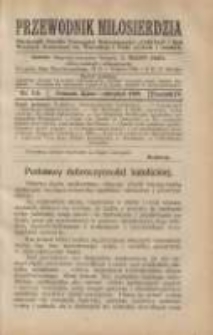 Przewodnik Miłosierdzia: miesięcznik Związku Towarzystw Dobroczynności "Caritas" i Rad Wyższych Kongregacji św. Wincentego &agrave; Paulo męskich i żeńskich 1925 lipiec/sierpień R.4 Nr7/8