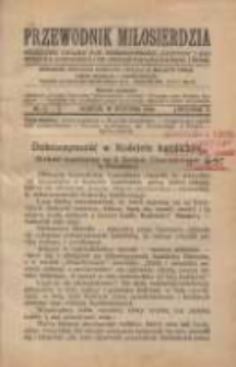 Przewodnik Miłosierdzia: miesięcznik Związku Towarzystw Dobroczynności "Caritas" i Rad Wyższych Kongregacji św. Wincentego &agrave; Paulo męskich i żeńskich 1926 styczeń R.5 Nr1