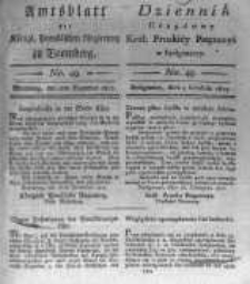 Amtsblatt der K&ouml;niglichen Preussischen Regierung zu Bromberg. 1817.12.05 No.49