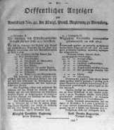 Oeffentlicher Anzeiger zum Amtsblatt No.48. der Königl. Preuss. Regierung zu Bromberg. 1818