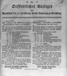 Oeffentlicher Anzeiger zum Amtsblatt No.50. der Königl. Preuss. Regierung zu Bromberg. 1818