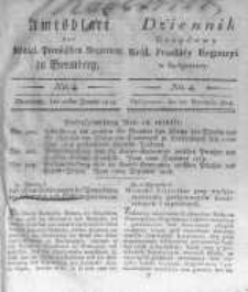 Amtsblatt der K&ouml;niglichen Preussischen Regierung zu Bromberg. 1819.01.22 No.4