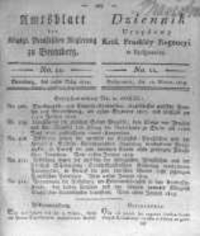 Amtsblatt der K&ouml;niglichen Preussischen Regierung zu Bromberg. 1819.03.12 No.11