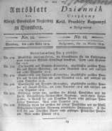 Amtsblatt der K&ouml;niglichen Preussischen Regierung zu Bromberg. 1819.03.19 No.12