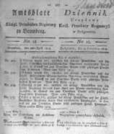 Amtsblatt der K&ouml;niglichen Preussischen Regierung zu Bromberg. 1819.04.09 No.15