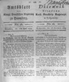 Amtsblatt der Königlichen Preussischen Regierung zu Bromberg. 1819.04.16 No.16