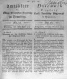 Amtsblatt der K&ouml;niglichen Preussischen Regierung zu Bromberg. 1819.04.23 No.17