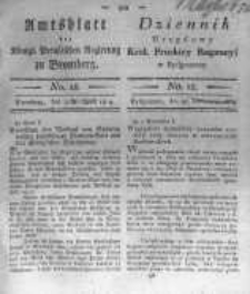 Amtsblatt der K&ouml;niglichen Preussischen Regierung zu Bromberg. 1819.04.30 No.18
