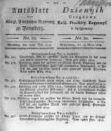 Amtsblatt der K&ouml;niglichen Preussischen Regierung zu Bromberg. 1819.05.14 No.20