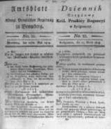 Amtsblatt der K&ouml;niglichen Preussischen Regierung zu Bromberg. 1819.05.24 No.22