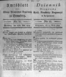 Amtsblatt der Königlichen Preussischen Regierung zu Bromberg. 1819.05.24 No.22