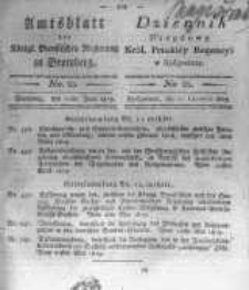 Amtsblatt der Königlichen Preussischen Regierung zu Bromberg. 1819.06.11 No.25