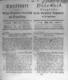 Amtsblatt der K&ouml;niglichen Preussischen Regierung zu Bromberg. 1819.06.25 No.27