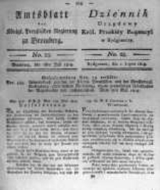 Amtsblatt der K&ouml;niglichen Preussischen Regierung zu Bromberg. 1819.07.01 No.28