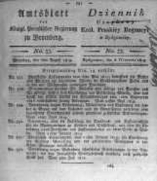 Amtsblatt der Königlichen Preussischen Regierung zu Bromberg. 1819.08.06 No.33