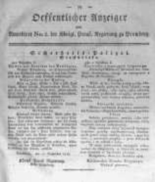 Oeffentlicher Anzeiger zum Amtsblatt No.2. der Königl. Preuss. Regierung zu Bromberg. 1819