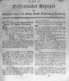 Oeffentlicher Anzeiger zum Amtsblatt No.7. der K&ouml;nigl. Preuss. Regierung zu Bromberg. 1819