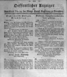 Oeffentlicher Anzeiger zum Amtsblatt No.34. der Königl. Preuss. Regierung zu Bromberg. 1819