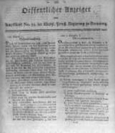 Oeffentlicher Anzeiger zum Amtsblatt No.35. der K&ouml;nigl. Preuss. Regierung zu Bromberg. 1819