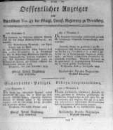 Oeffentlicher Anzeiger zum Amtsblatt No.48. der K&ouml;nigl. Preuss. Regierung zu Bromberg. 1819