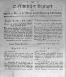 Oeffentlicher Anzeiger zum Amtsblatt No.51. der Königl. Preuss. Regierung zu Bromberg. 1819