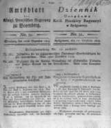 Amtsblatt der K&ouml;niglichen Preussischen Regierung zu Bromberg. 1819.12.10 No.51