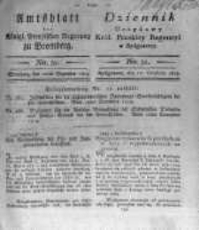 Amtsblatt der Königlichen Preussischen Regierung zu Bromberg. 1819.12.10 No.51