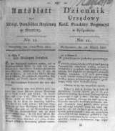Amtsblatt der K&ouml;niglichen Preussischen Regierung zu Bromberg. 1820.03.17 No.11