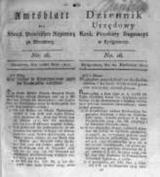 Amtsblatt der K&ouml;niglichen Preussischen Regierung zu Bromberg. 1820.04.21 No.16