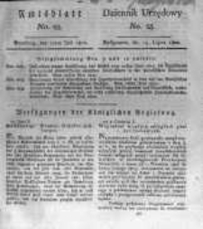 Amtsblatt der Königlichen Preussischen Regierung zu Bromberg. 1820.07.14 No.28