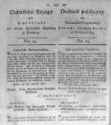 Oeffentlicher Anzeiger zum Amtsblatt No.11. der K&ouml;nigl. Preuss. Regierung zu Bromberg. 1820