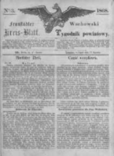 Fraust&auml;dter Kreisblatt. 1868.01.17 Nr3