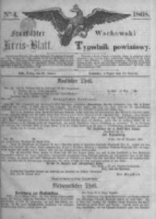 Fraust&auml;dter Kreisblatt. 1868.01.24 Nr4