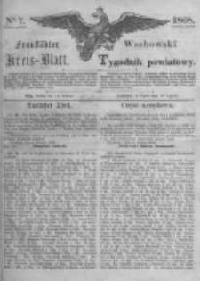 Fraust&auml;dter Kreisblatt. 1868.02.14 Nr7