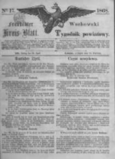 Fraust&auml;dter Kreisblatt. 1868.04.24 Nr17