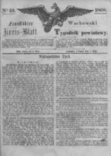 Fraust&auml;dter Kreisblatt. 1868.05.08 Nr19