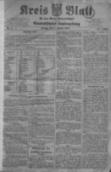 Kreis Blatt f&uuml;r den Kreis Neutomischeler zugleich Hopfenzeitung 1908.01.03 Jg.27 Nr1