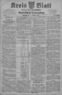 Kreis Blatt f&uuml;r den Kreis Neutomischeler zugleich Hopfenzeitung 1908.01.07 Jg.27 Nr2