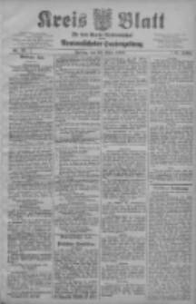 Kreis Blatt f&uuml;r den Kreis Neutomischeler zugleich Hopfenzeitung 1908.03.20 Jg.27 Nr23