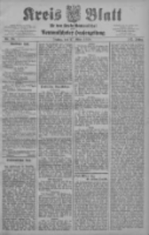 Kreis Blatt f&uuml;r den Kreis Neutomischeler zugleich Hopfenzeitung 1908.03.27 Jg.27 Nr25