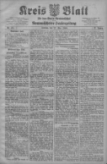Kreis Blatt f&uuml;r den Kreis Neutomischeler zugleich Hopfenzeitung 1908.05.22 Jg.27 Nr41