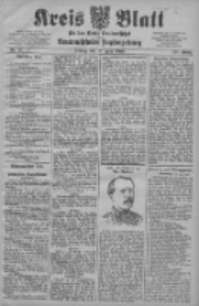 Kreis Blatt f&uuml;r den Kreis Neutomischeler zugleich Hopfenzeitung 1908.06.12 Jg.27 Nr47