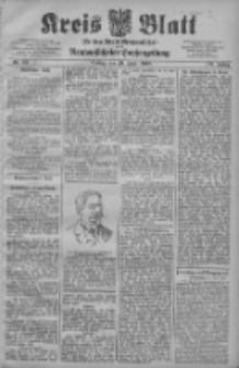 Kreis Blatt f&uuml;r den Kreis Neutomischeler zugleich Hopfenzeitung 1908.06.19 Jg.27 Nr49