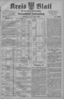 Kreis Blatt f&uuml;r den Kreis Neutomischeler zugleich Hopfenzeitung 1908.06.23 Jg.27 Nr50