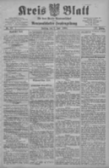Kreis Blatt f&uuml;r den Kreis Neutomischeler zugleich Hopfenzeitung 1908.07.03 Jg.27 Nr53