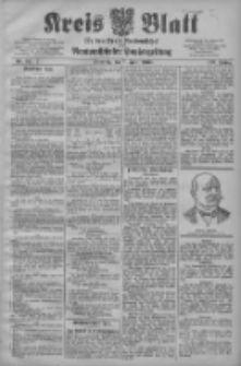 Kreis Blatt f&uuml;r den Kreis Neutomischeler zugleich Hopfenzeitung 1908.07.07 Jg.27 Nr54