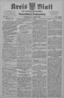 Kreis Blatt für den Kreis Neutomischeler zugleich Hopfenzeitung 1908.08.04 Jg.27 Nr62