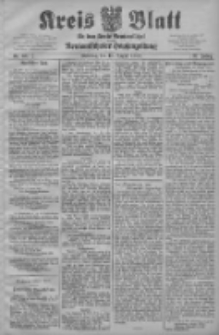Kreis Blatt für den Kreis Neutomischeler zugleich Hopfenzeitung 1908.08.18 Jg.27 Nr66